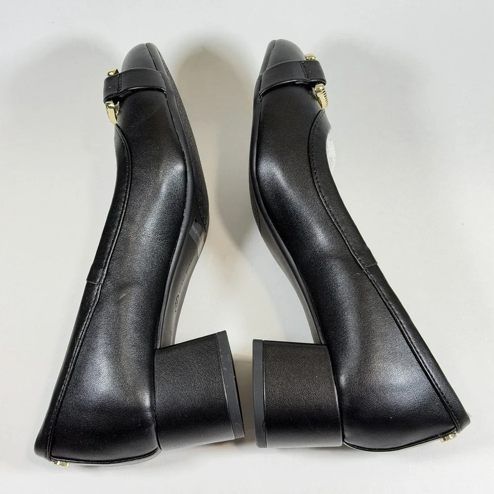 Giani Bernini Size-6M Shoes Ameriee‎ Dress Black Memory Foam Block Heel